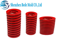 Primavera resistente roja del molde/estándar industrial del resorte de presión ISO10243