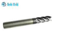 4 Special de acero de los materiales HRC55° del carburo del cortador del molino de extremo de bola de las flautas para el acero inoxidable