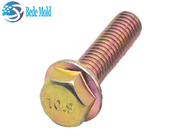 El reborde del hex. atornilla 10,9 el cinc estándar del color de los materiales ISO1665 del acero de aleación del grado plateado