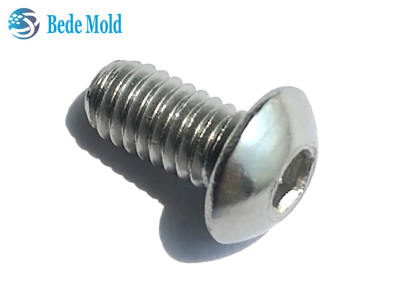 La cabeza del botón del acero inoxidable M8 de la longitud 12~65m m atornilla estándar de los materiales ISO7380 del SUS 304