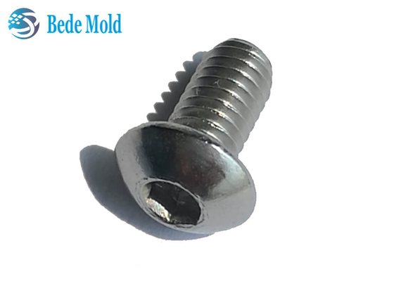 La cabeza del botón del acero inoxidable M8 de la longitud 12~65m m atornilla estándar de los materiales ISO7380 del SUS 304