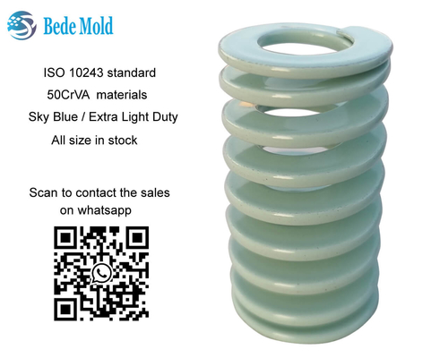 Color verde claro de los materiales estándar 50CrVA de la primavera ISO10243 del molde de la carga de la luz de Extre