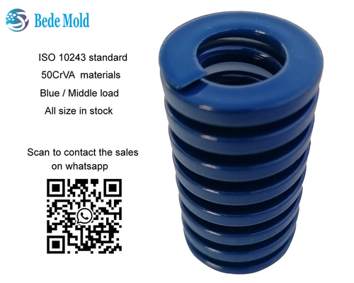 Serie azul del color B de la carga ISO10243 de las primaveras medias estándar del molde todo el tamaño en existencia